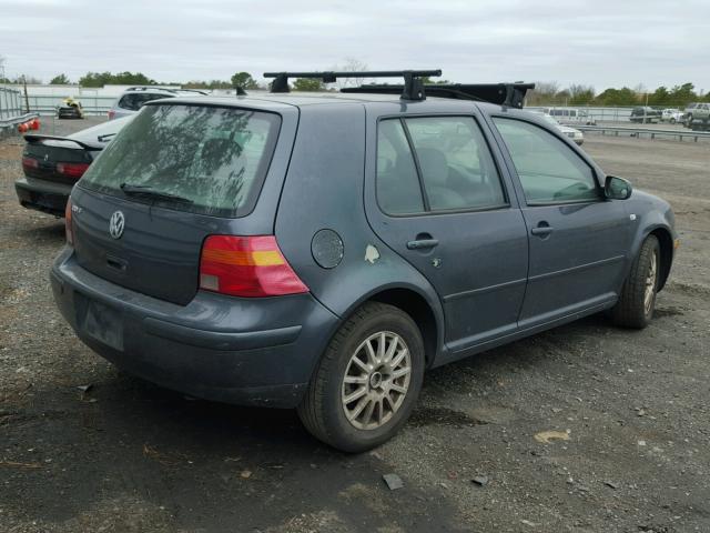 9BWGL61J544026078 - 2004 VOLKSWAGEN GOLF GLS GRAY photo 4