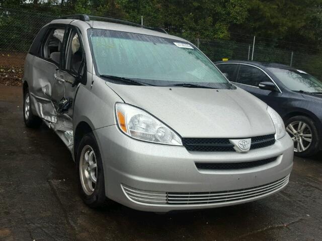 5TDZA23CX5S295652 - 2005 TOYOTA SIENNA CE SILVER photo 1