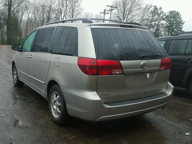 5TDZA23CX5S295652 - 2005 TOYOTA SIENNA CE SILVER photo 3