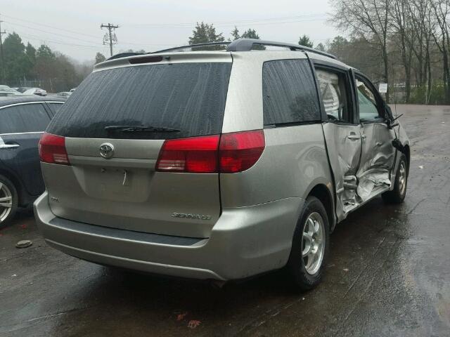 5TDZA23CX5S295652 - 2005 TOYOTA SIENNA CE SILVER photo 4