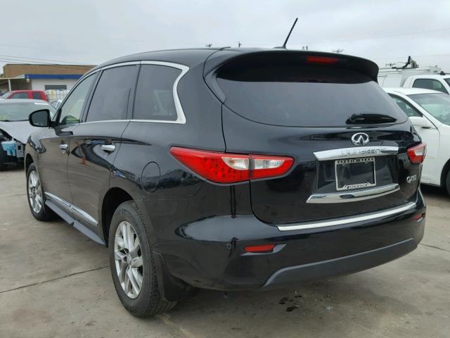 5N1AL0MN9EC512584 - 2014 INFINITI QX60 BLACK photo 3