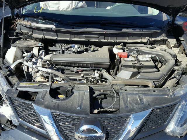 5N1AT2MT6GC836167 - 2016 NISSAN ROGUE S BLACK photo 7