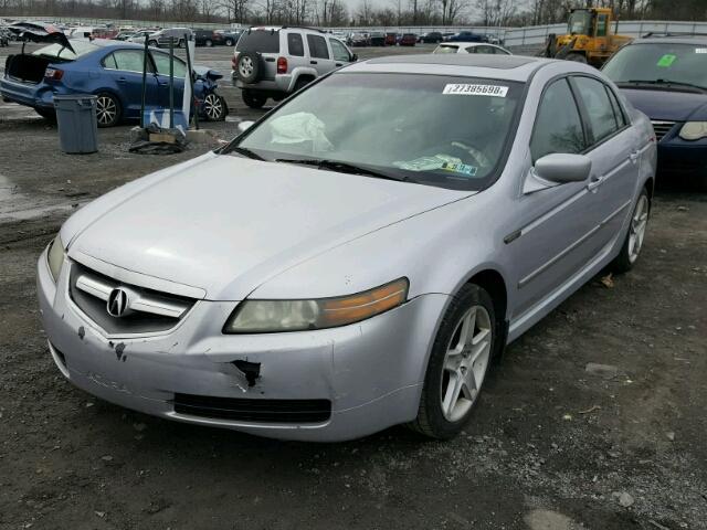 19UUA66244A066336 - 2004 ACURA TL SILVER photo 2