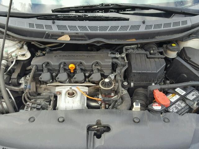 1HGFA16939L014040 - 2009 HONDA CIVIC EXL WHITE photo 7