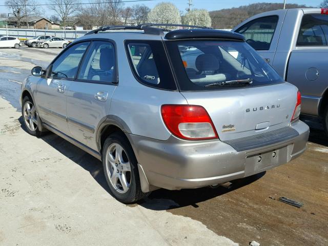 JF1GG68582H820995 - 2002 SUBARU IMPREZA OU SILVER photo 3