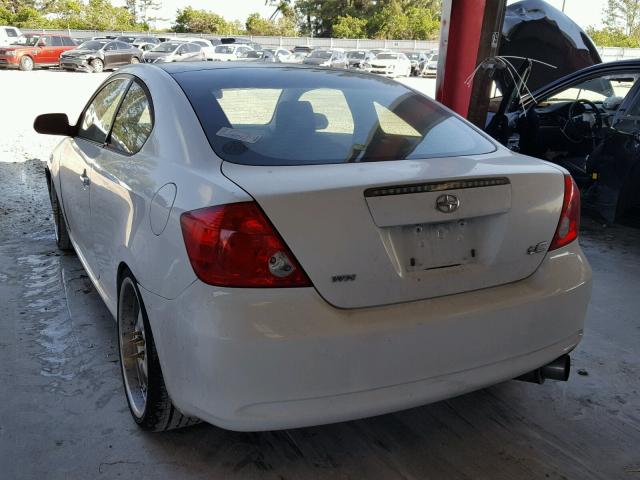 JTKDE177460073658 - 2006 TOYOTA SCION TC 白色 照片 3