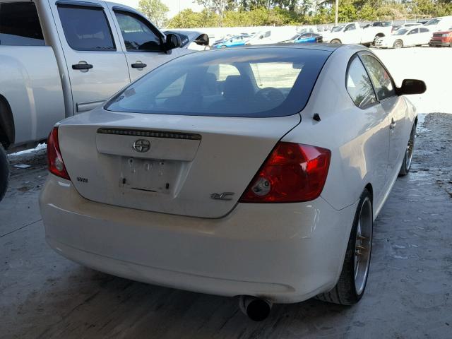 JTKDE177460073658 - 2006 TOYOTA SCION TC WHITE photo 4