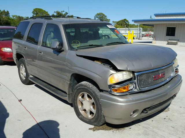 1GKEK63U22J302943 - 2002 GMC DENALI BEIGE photo 1