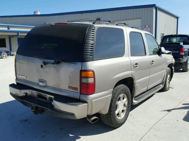 1GKEK63U22J302943 - 2002 GMC DENALI BEIGE photo 4