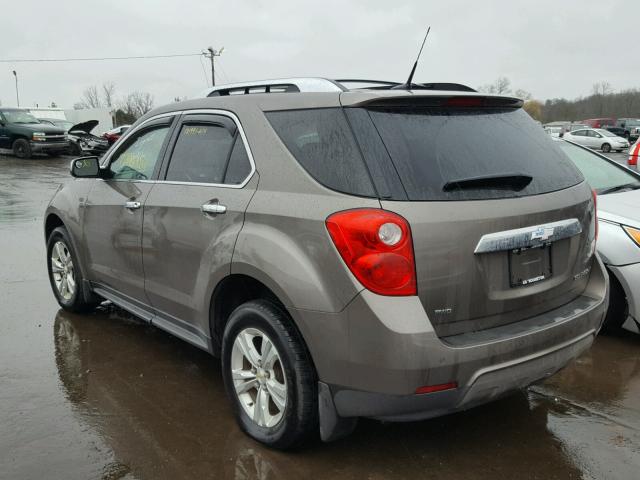 2CNFLNEW2A6347040 - 2010 CHEVROLET EQUINOX LT TAN photo 3