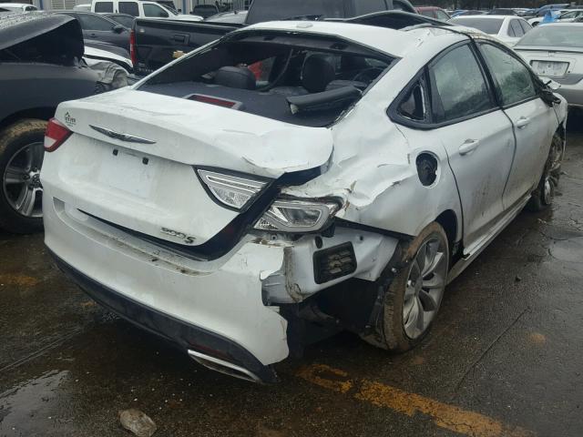 1C3CCCBG9FN638151 - 2015 CHRYSLER 200 S WHITE photo 4