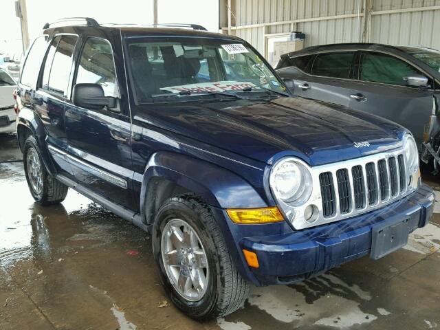 1J4GK58K76W239346 - 2006 JEEP LIBERTY LI BLUE photo 1