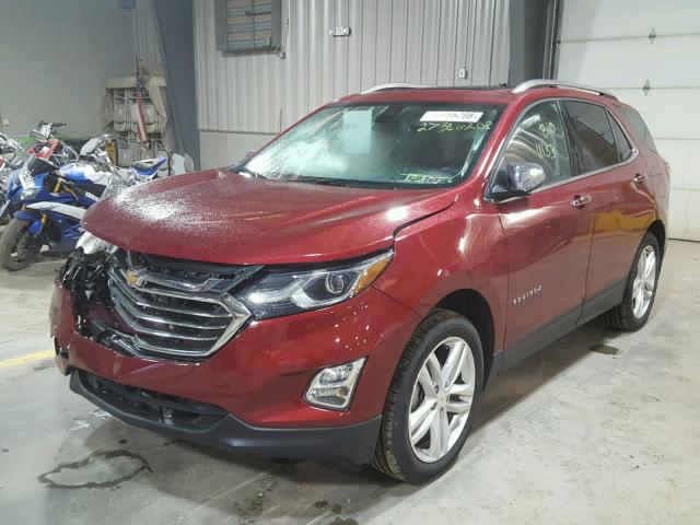 2GNAXVEV4J6101141 - 2018 CHEVROLET EQUINOX PR RED photo 2