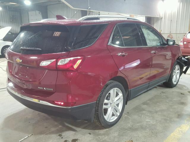 2GNAXVEV4J6101141 - 2018 CHEVROLET EQUINOX PR RED photo 4