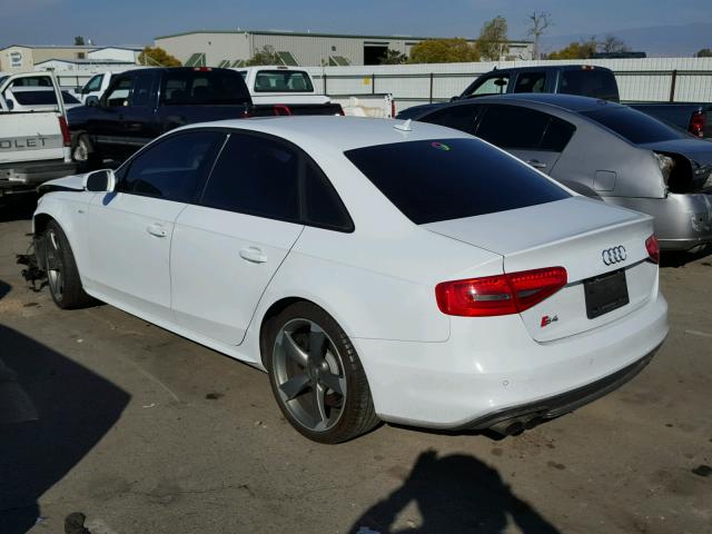 WAUBGAFL4EA043685 - 2014 AUDI S4 PREMIUM WHITE photo 3