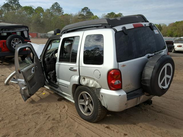 1J8GL38K94W213859 - 2004 JEEP LIBERTY RE GRAY photo 3