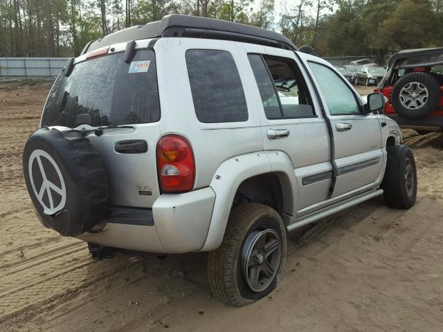 1J8GL38K94W213859 - 2004 JEEP LIBERTY RE 灰色 照片 4