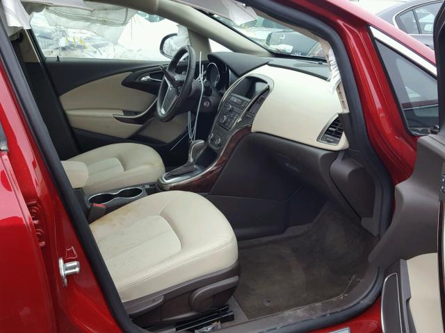 1G4PP5SK9G4166635 - 2016 BUICK VERANO RED photo 5