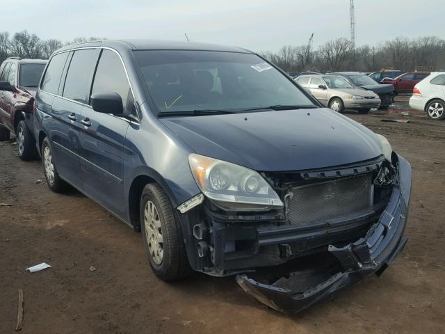 5FNRL382X9B058363 - 2009 HONDA ODYSSEY LX BLUE photo 1