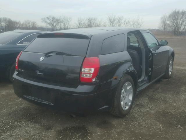 2D4FV47T66H188386 - 2006 DODGE MAGNUM SE BLACK photo 4