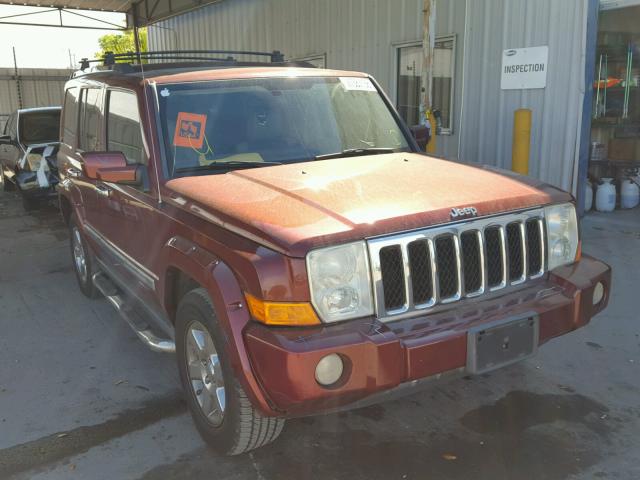 1J8HH68208C141948 - 2008 JEEP COMMANDER RED photo 1