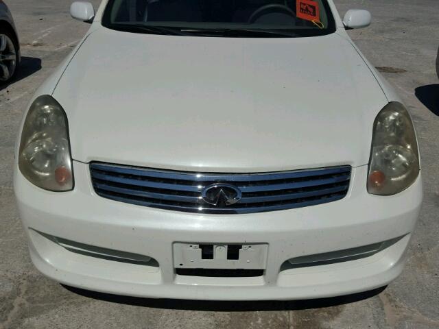 JNKCV51E73M322295 - 2003 INFINITI G35 WHITE photo 9