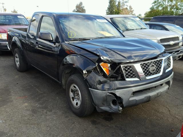 1N6BD06T77C424702 - 2007 NISSAN FRONTIER K BLACK photo 1