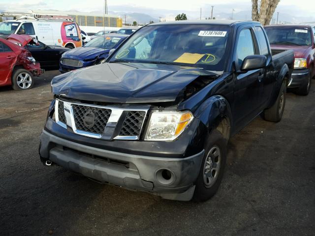 1N6BD06T77C424702 - 2007 NISSAN FRONTIER K BLACK photo 2