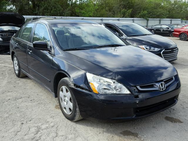 1HGCM56475A137819 - 2005 HONDA ACCORD LX BLACK photo 1