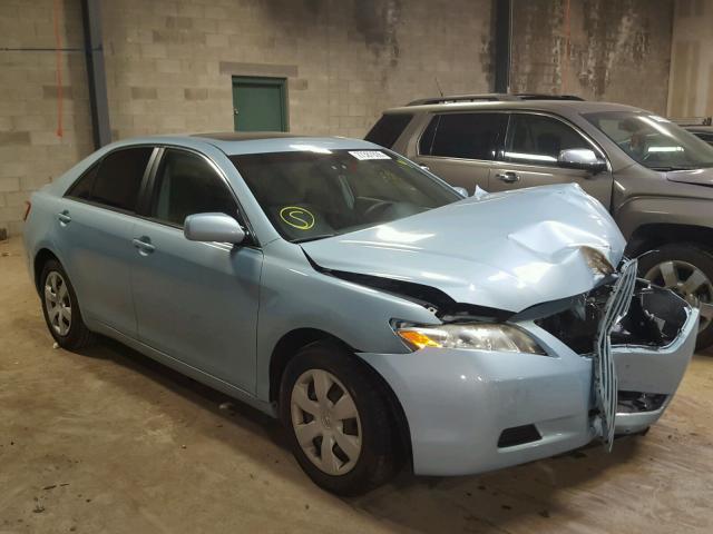 4T1BE46K78U732233 - 2008 TOYOTA CAMRY CE BLUE photo 1