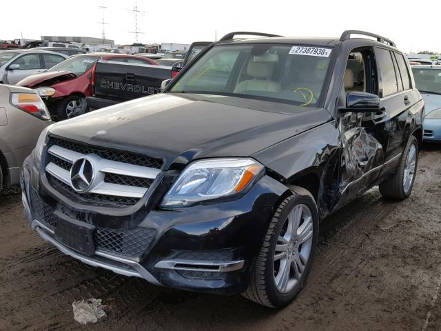 WDCGG8JB8DG061581 - 2013 MERCEDES-BENZ GLK 350 4M BLACK photo 2