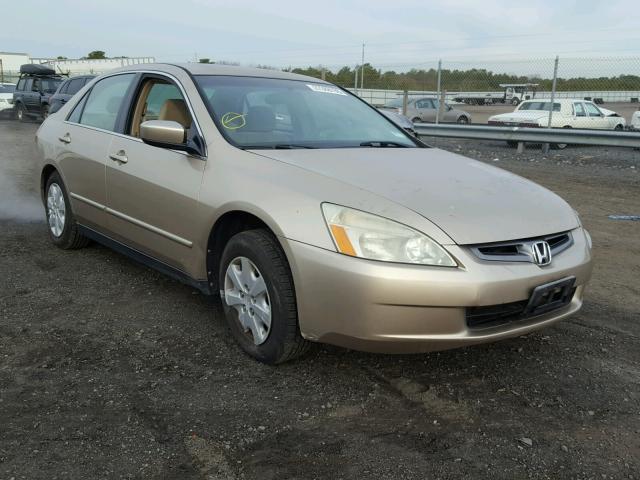 1HGCM56354A051074 - 2004 HONDA ACCORD LX TAN photo 1