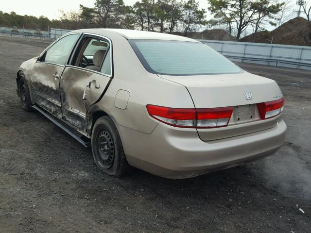 1HGCM56354A051074 - 2004 HONDA ACCORD LX TAN photo 3