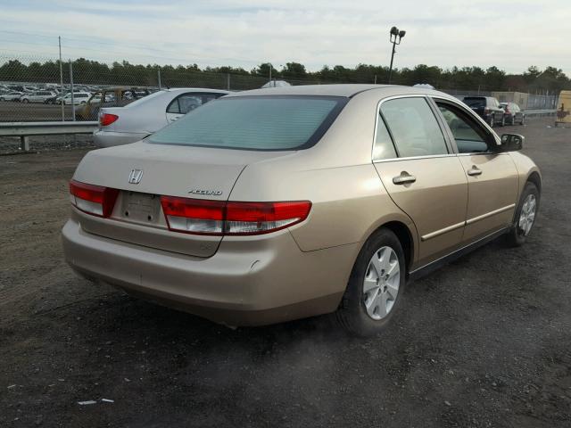 1HGCM56354A051074 - 2004 HONDA ACCORD LX TAN photo 4