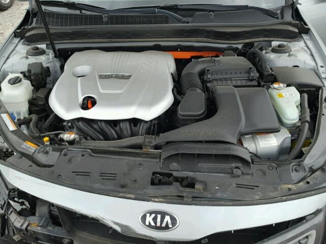 KNAGM4ADXE5069815 - 2014 KIA OPTIMA HYB SILVER photo 7