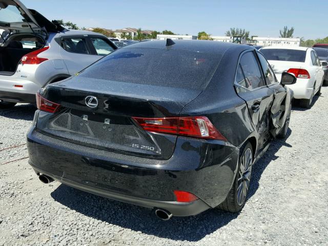 JTHBF1D26F5080990 - 2015 LEXUS IS 250 BLACK photo 4