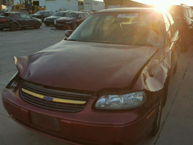 1G1NE52J62M612511 - 2002 CHEVROLET MALIBU LS MAROON photo 2