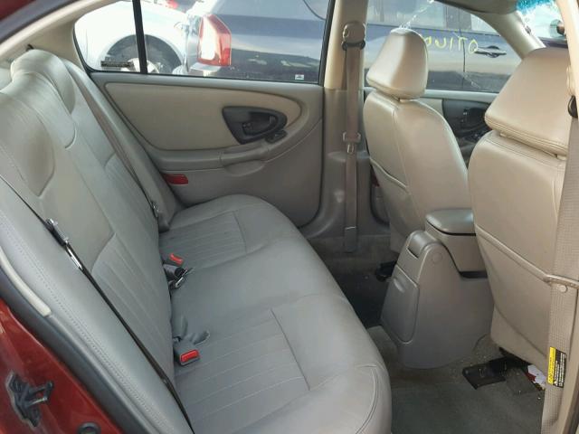 1G1NE52J62M612511 - 2002 CHEVROLET MALIBU LS მუქწითელი ფოტო 6