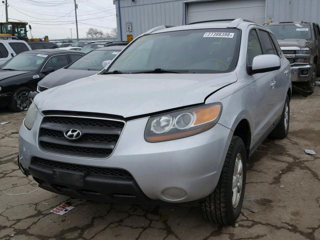 5NMSG13D47H062052 - 2007 HYUNDAI SANTA FE G SILVER photo 2