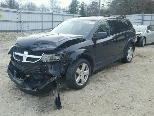 3D4PH5FV7AT122661 - 2010 DODGE JOURNEY SX BLACK photo 2