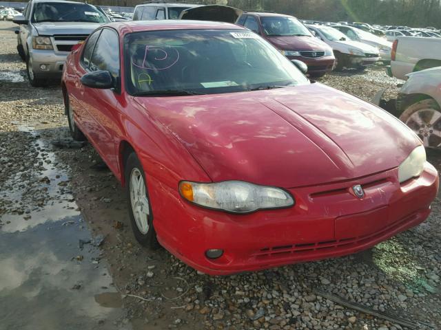 2G1WX12K739217882 - 2003 CHEVROLET MONTE CARL RED photo 1