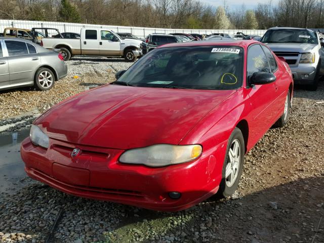 2G1WX12K739217882 - 2003 CHEVROLET MONTE CARL RED photo 2