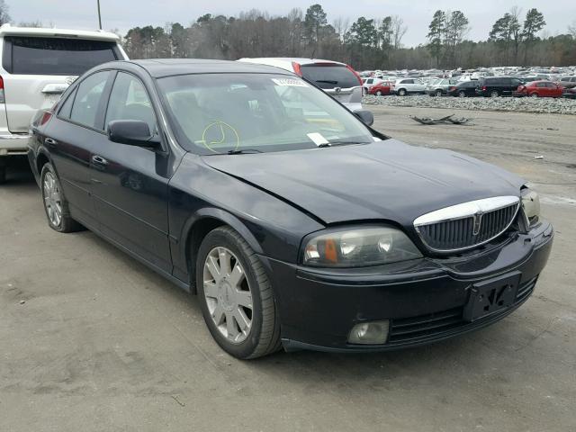 1LNHM87A25Y607381 - 2005 LINCOLN LS BLACK photo 1