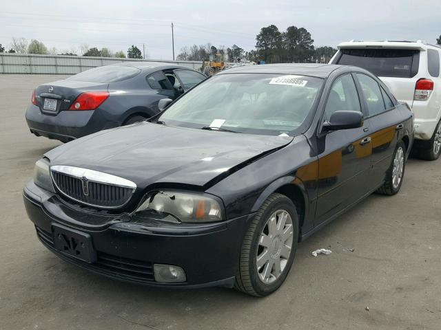 1LNHM87A25Y607381 - 2005 LINCOLN LS BLACK photo 2