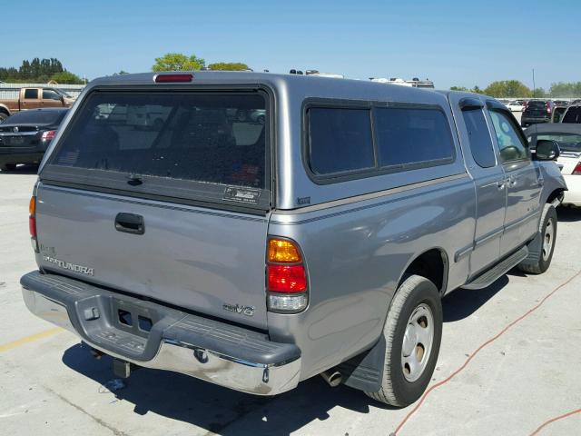 5TBRT34162S326154 - 2002 TOYOTA TUNDRA ACC SILVER photo 4