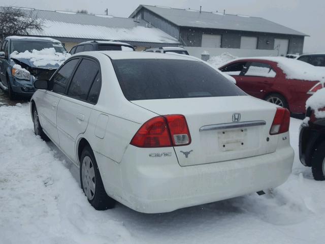 2HGES16513H554562 - 2003 HONDA CIVIC LX WHITE photo 3