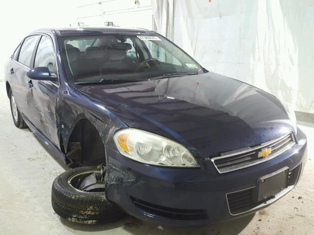 2G1WT57N791268182 - 2009 CHEVROLET IMPALA 1LT BLUE photo 1