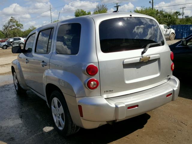 3GNDA33D28S566915 - 2008 CHEVROLET HHR LS SILVER photo 3