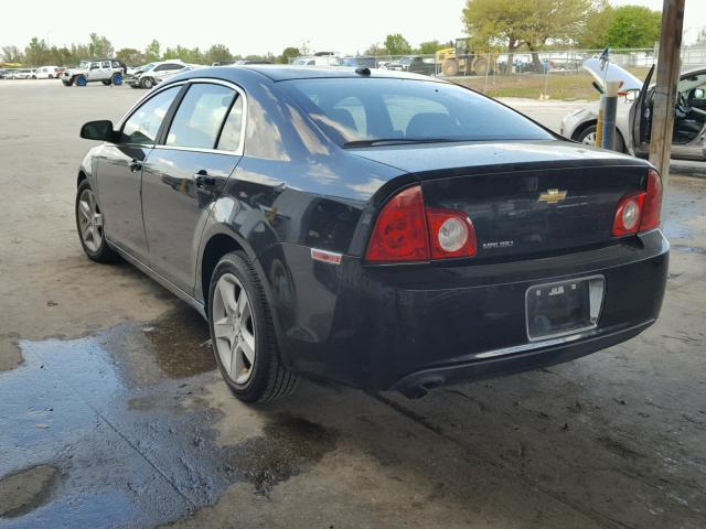 1G1ZG57B594158274 - 2009 CHEVROLET MALIBU LS BLACK photo 3