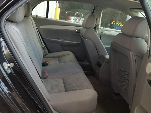 1G1ZG57B594158274 - 2009 CHEVROLET MALIBU LS შავი ფოტო 6